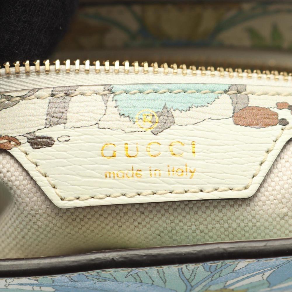Gucci Tiger Jackie 1961 Small Leather Shoulder Bag, Women's, Blue Multicolor,... - Picture 4 of 8